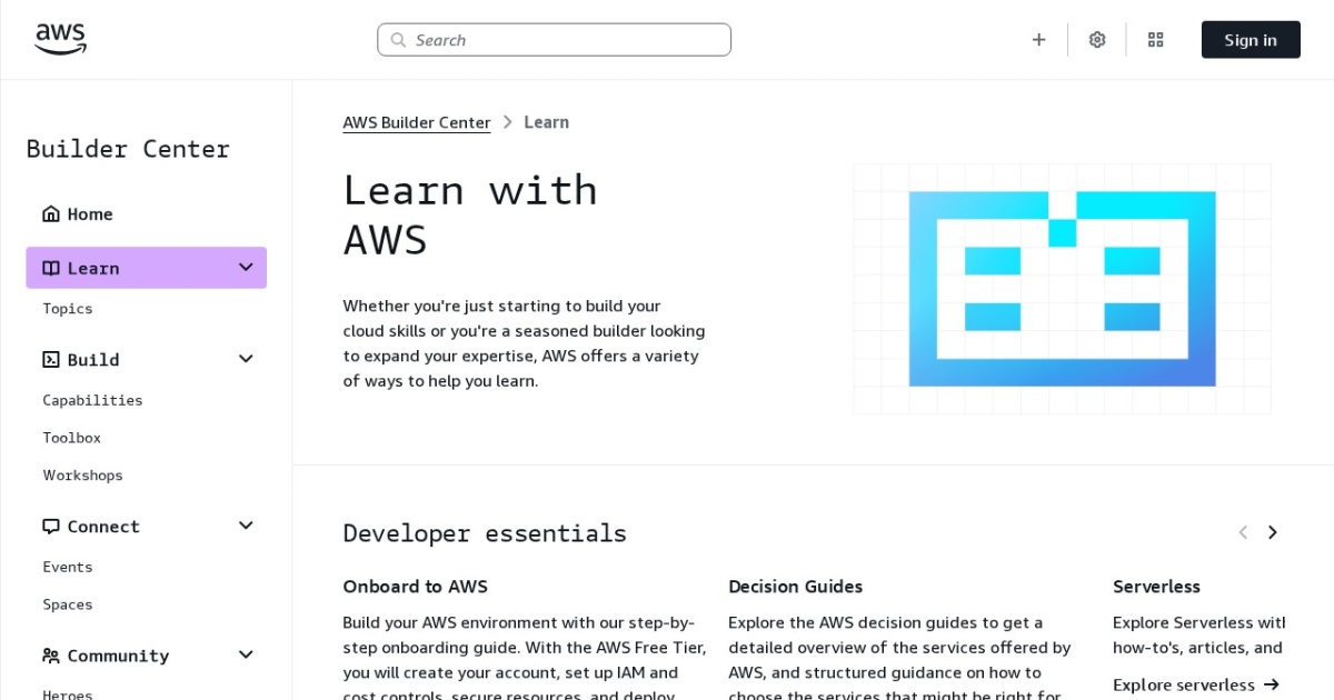 Amazon Q Developer CLI website preview