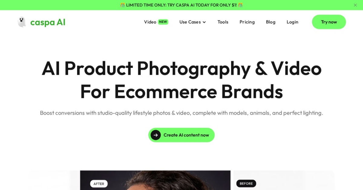 Caspa AI website preview