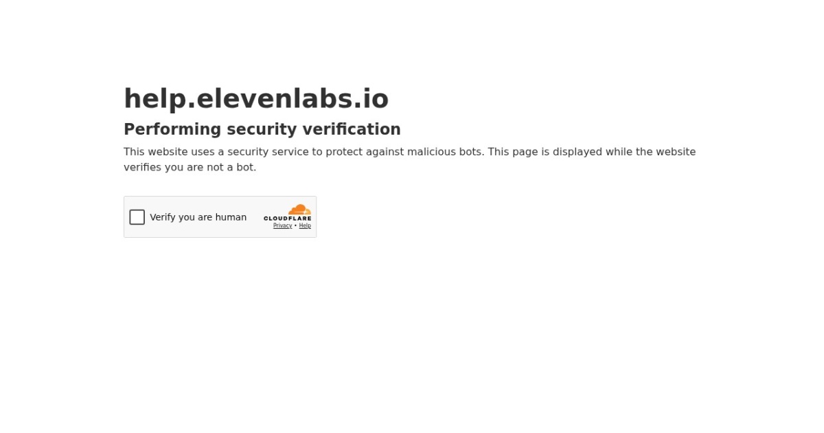 ElevenLabs Lip Sync website preview