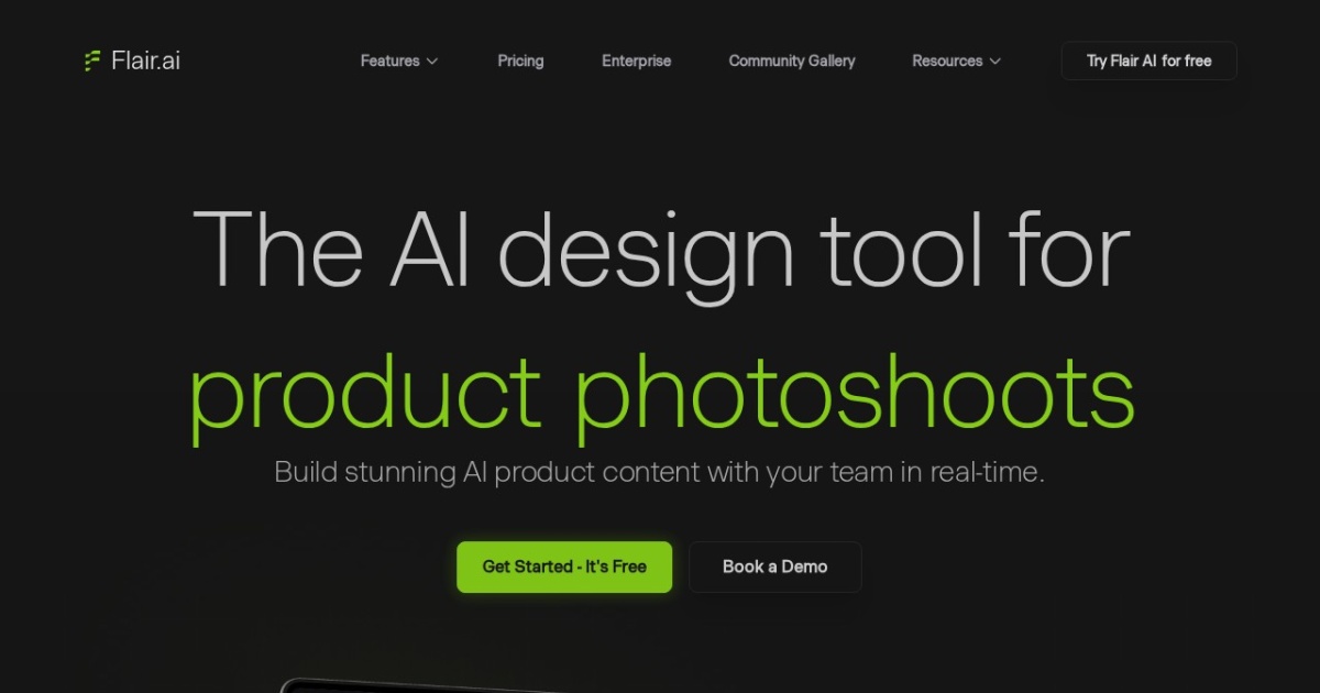 Flair AI website preview