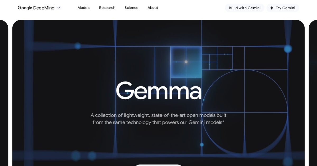 Gemma 3 website preview