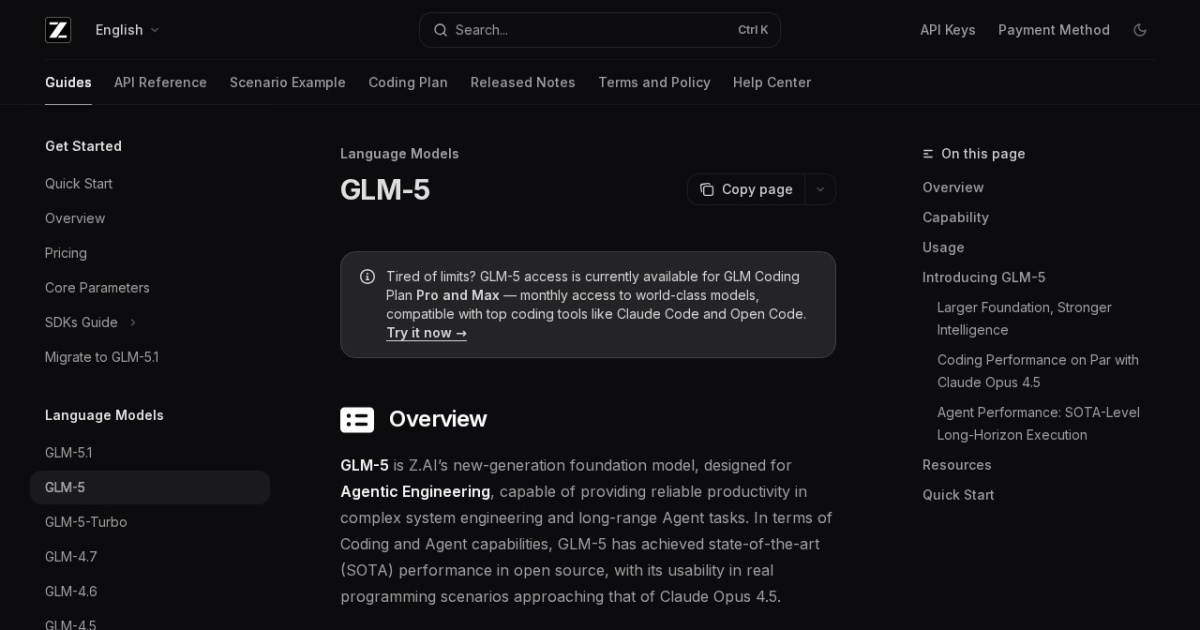 GLM-5.1 website preview