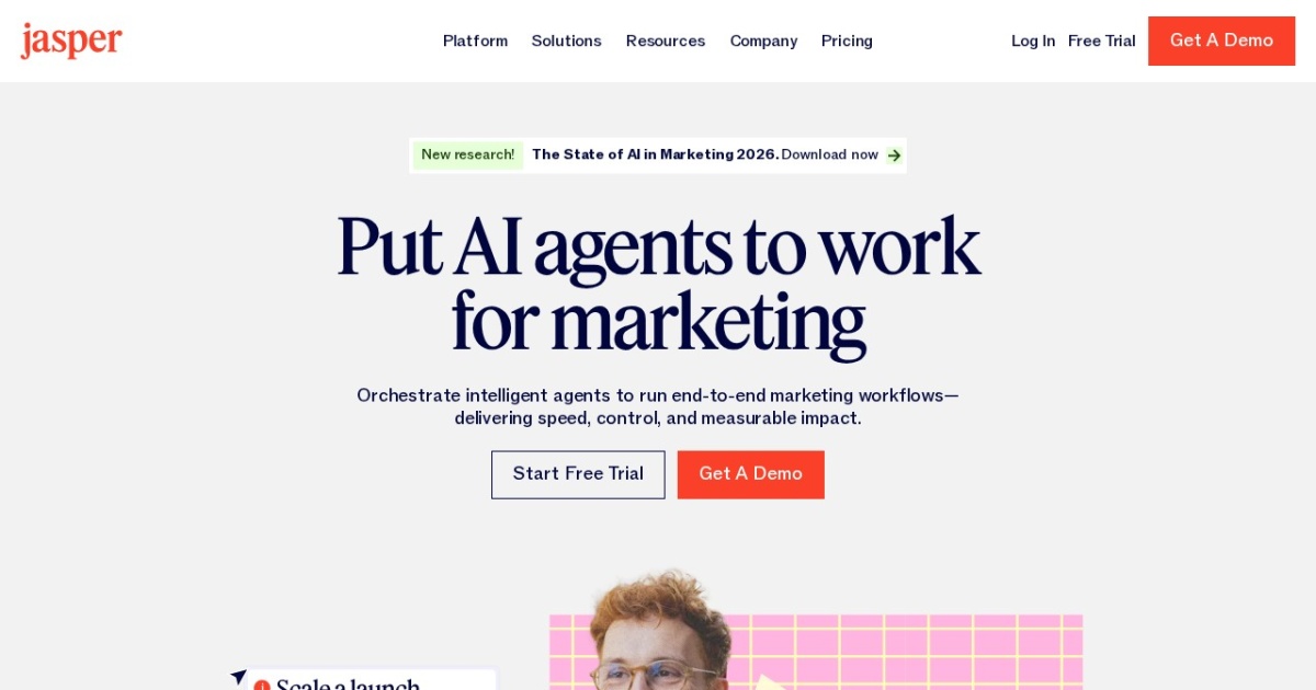 Jasper website preview