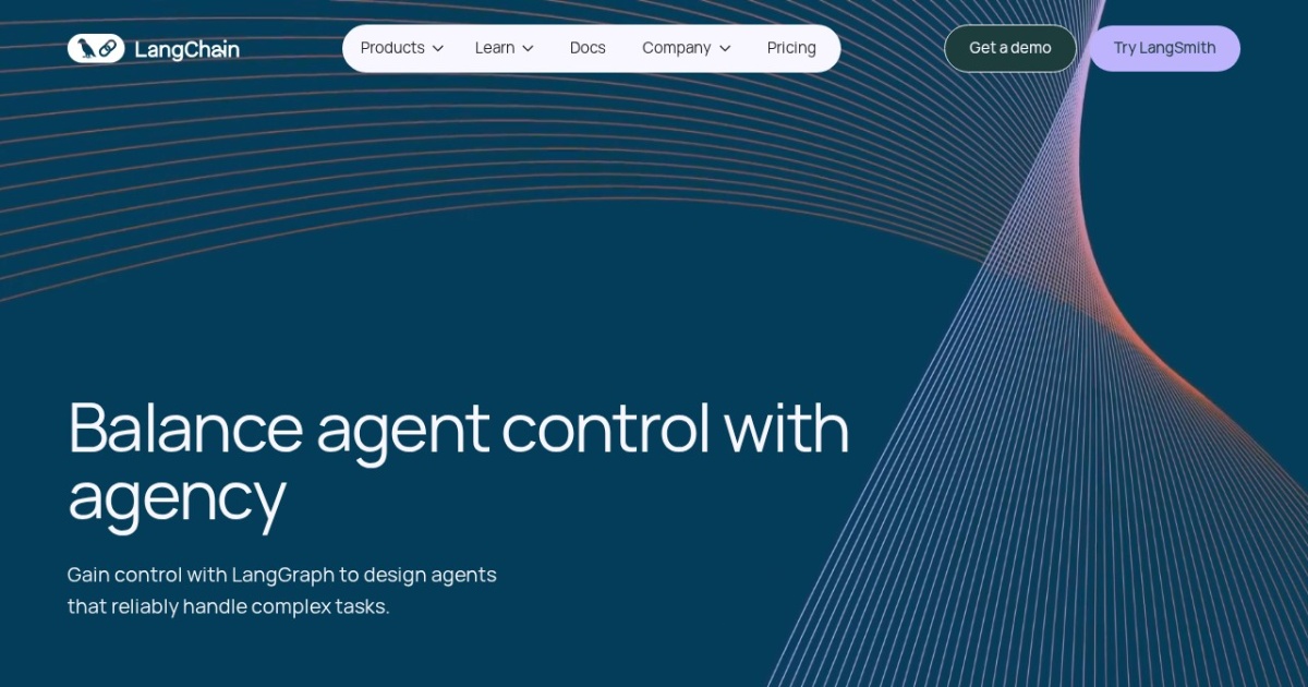 LangGraph website preview