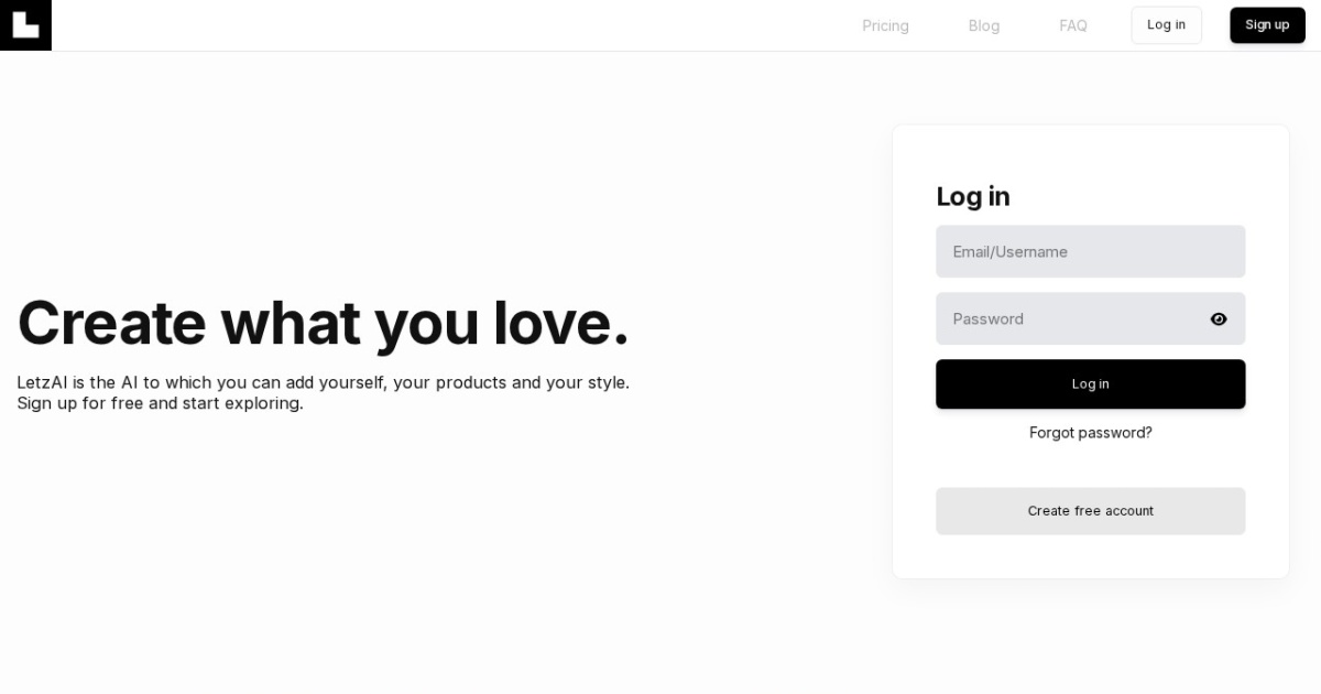 LetzAI website preview
