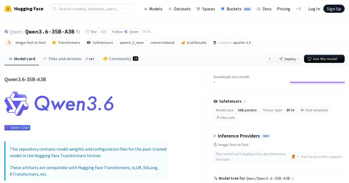Qwen3.6-35B-A3B website preview